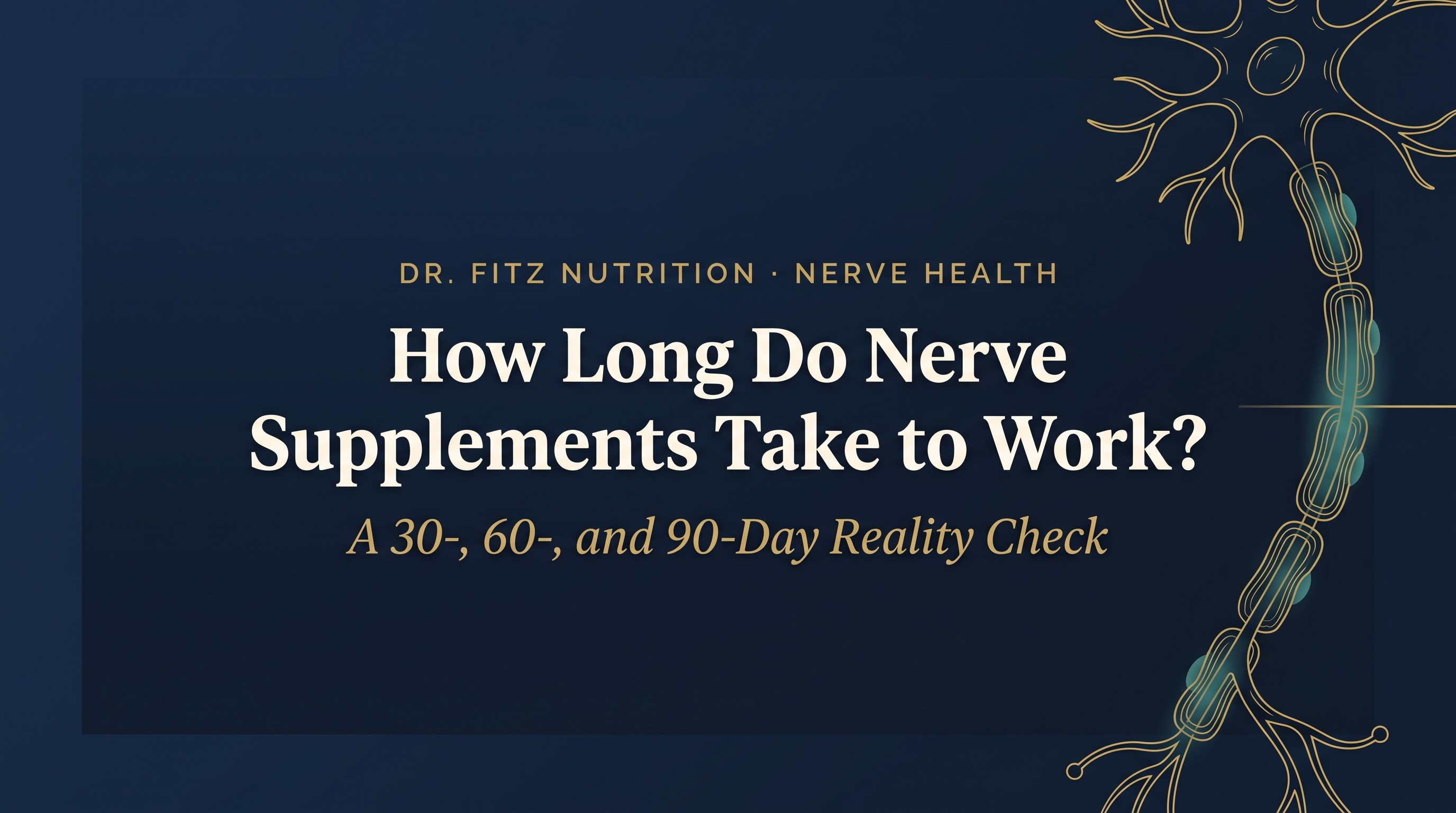 How long do nerve supplements take to work — a 30, 60, and 90 day monitoring timeline for neuropathy, peripheral nerve surgeon guide — DrFitzNutrition.com