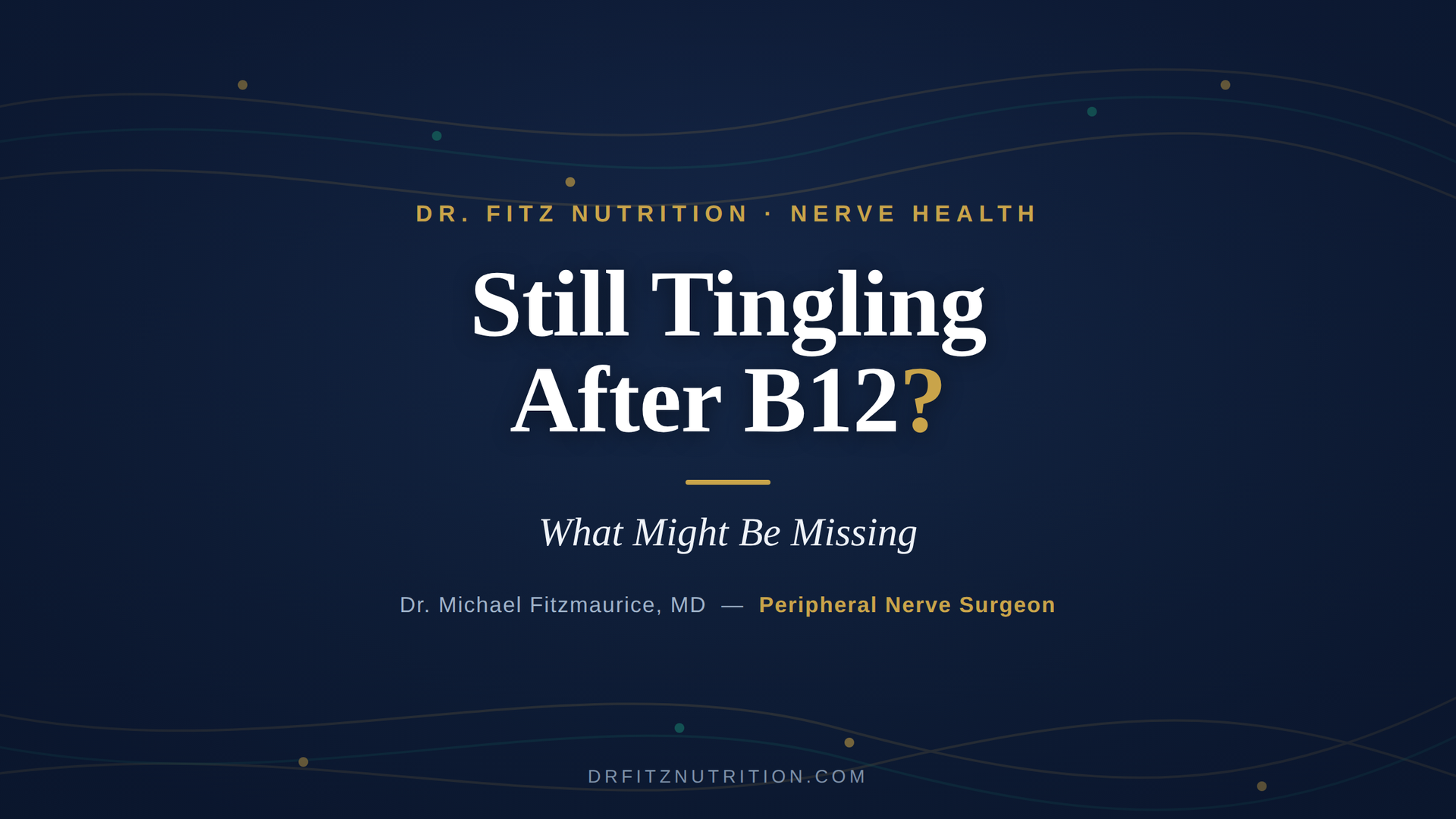 B12 for Neuropathy: Why You're Still Tingling