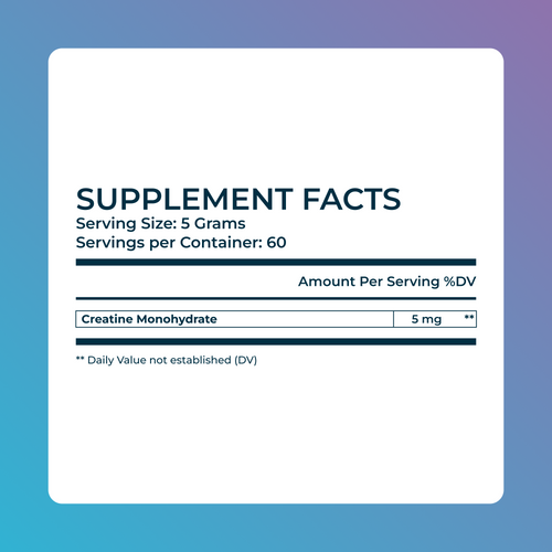 Clarity Micronized Creatine Monohydrate