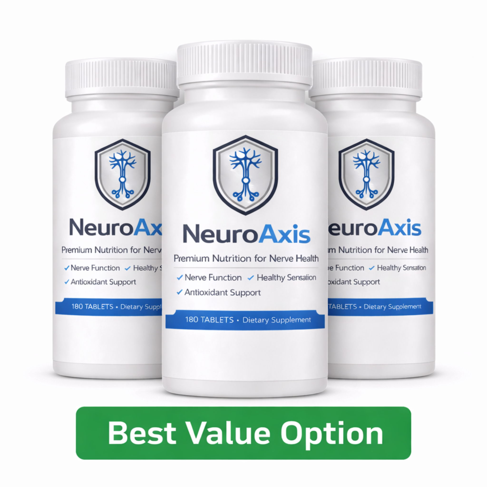 NeuroAxis — Nerve Health Support 3 bottle pack